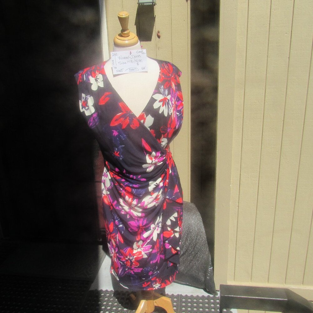 #242  NEW WOMEN'S FLORAL DRESS BY COAST  (SIZE 14US / 18UK)